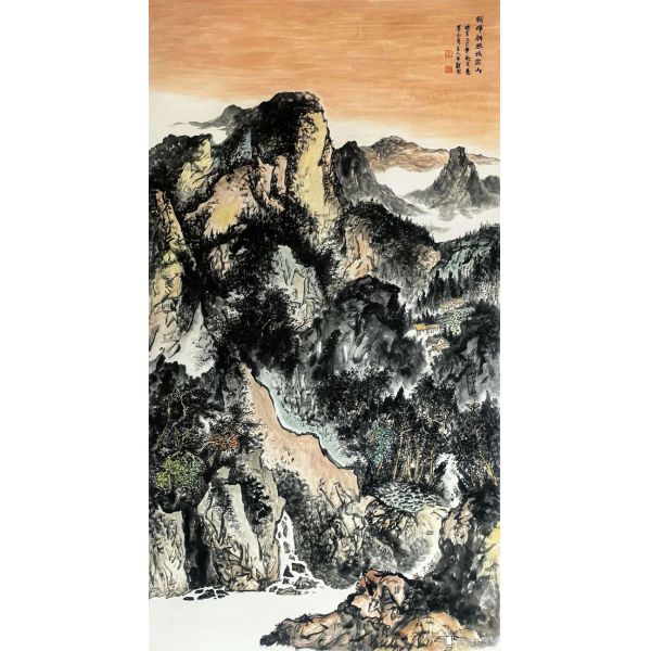 朝辉斜照我家山